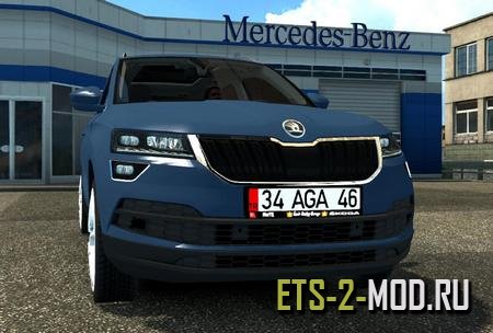 Mod Автомобиль Skoda Karoq для Euro Truck Simulator 2 v1.32