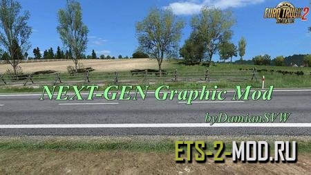 Mod NEXT-GEN Graphic для Euro Truck Simulator 2 v1.33