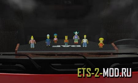 Mod Аксессуары "Simpsons" для Euro Truck Simulator 2