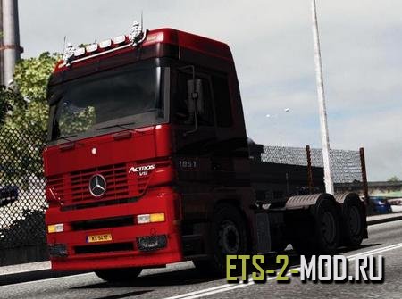 Mod Грузовик Mercedes Benz Actros MP1 для Euro Truck Simulator 2 v1.33