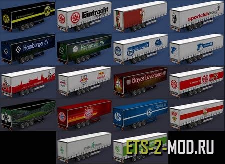 Mod Прицепы "German league" для Euro Truck Simulator 2