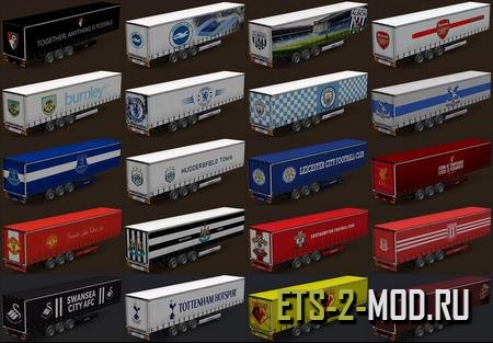 Mod Прицепы "English league" для Euro Truck Simulator 2