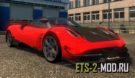 Mod Pagani Huayra для Euro Truck Simulator 2