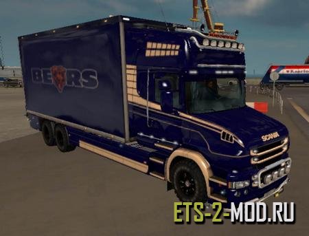 Mod Тандем шасси "Bears " RS - T для Euro Truck Simulator 2