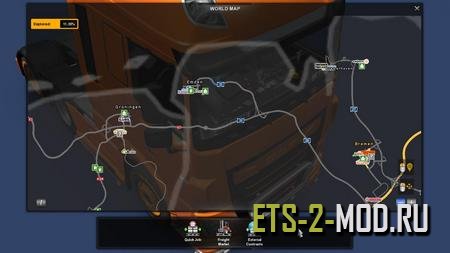 Mod Аддон Emden для ProMods - Euro Truck Simulator 2 v1.32