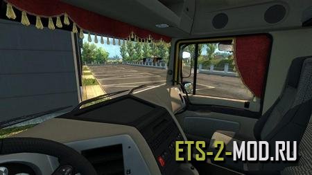 Mod Анимированные боковые шторы для DAF 105