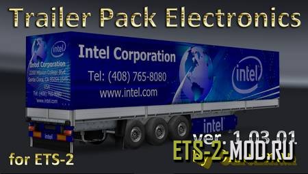 Mod Прицепы Pack Electronics для Euro Truck Simulator 2