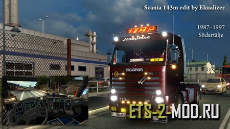 Scania 143m v1.31 для Euro Truck Simulator 2