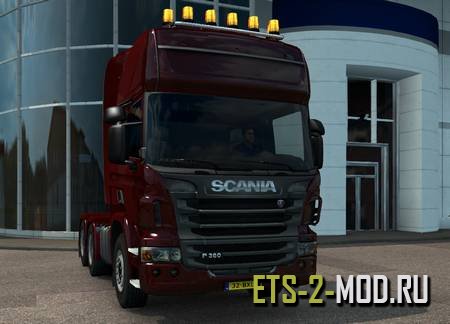 Mod Грузовик Scania P для Euro Truck Simulator 2