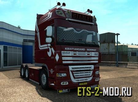 Mod DAF XF 105 by Stanley для Euro Truck Simulator 2