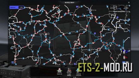 Mod Новая система GPS для Euro Truck Simulator 2