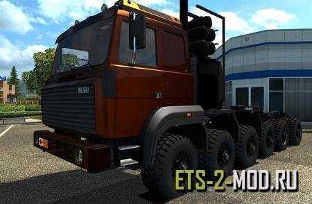 Mod Грузовик Маз Прототип для Euro Truck Simulator 2