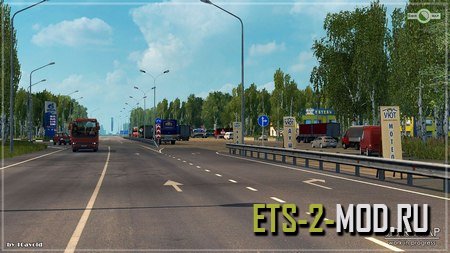 Mod Карта Сибири для Euro Truck Simulator 2 v1.33