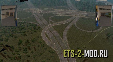 Mod Realistic Russian Highways для Euro Truck Simulator 2 v1.33