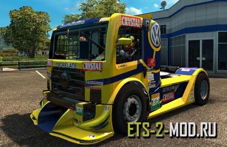 Mod Грузовик VW Trucks Racing для Euro Truck Simulator 2