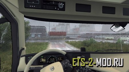 Mod Улученный дождь для Euro Truck Simulator 2 v1.33