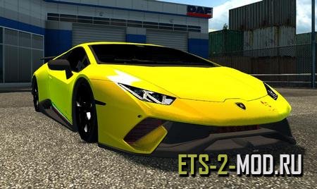 Mod Lamborghini Huracan для Euro Truck Simulator 2 v1.32