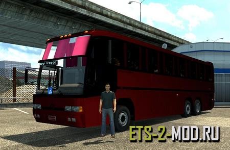 Mod Автобус Marcopolo GV 1150 6×2 для Euro Truck Simulator 2