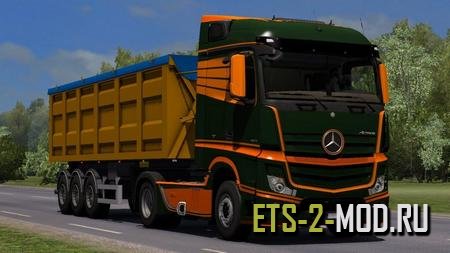 Mod Звук HQ Mercedes Benz Actros для Euro Truck Simulator 2