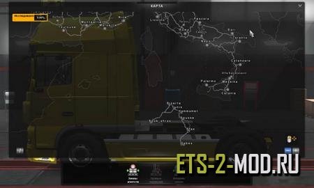 Mod Карта Африки для Euro Truck Simulator 2 v1.33