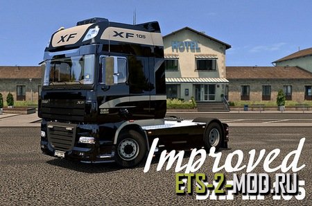 Mod Improved DAF XF 105 v1.6 для Euro Truck Simulator 2