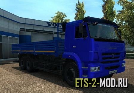 Mod Грузовик Камаз 65117 для Euro Truck Simulator 2