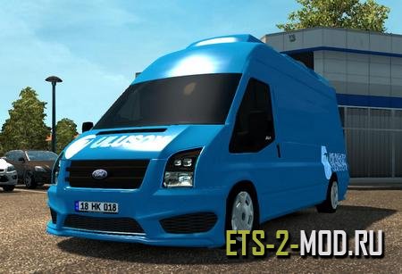 Mod Ford Transit 2010 для Euro Truck Simulator 2 v1.33