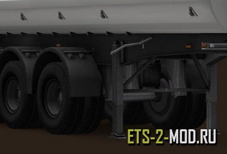 Mod Двойные шины для прицепов Euro Truck Simulator 2