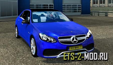 Mod Mercedes E63 AMG 2016 для Euro Truck Simulator 2