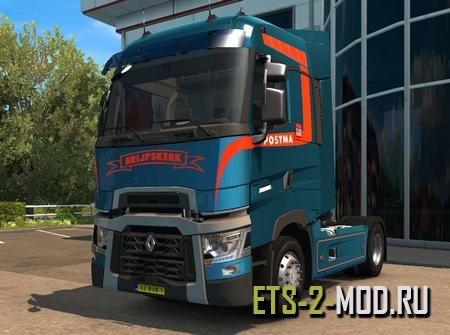 Mod Renault Range T для Euro Truck Simulator 2 v1.33