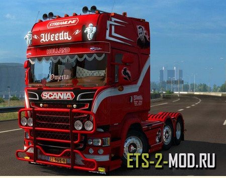 Mod Грузовик Scania R500 Weeda Penoza для Euro Truck Simulator 2