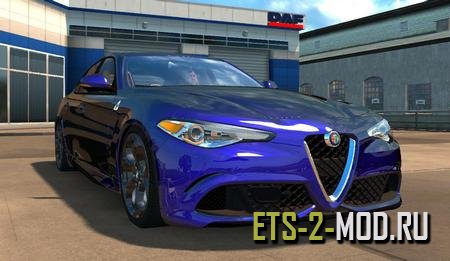 Mod Alfa Romeo Giulia для Euro Truck Simulator 2