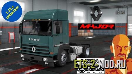 Mod Грузовик Renault Major для Euro Truck Simulator 2 v1.32