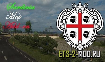 Mod Сардиния v0.9.1 для Euro Truck Simulator 2