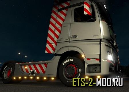 Mod Small Lights + Turn Signals для Euro Truck Simulator 2