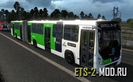 Mod Одиночные и двойные автобусы в трафик ETS 2