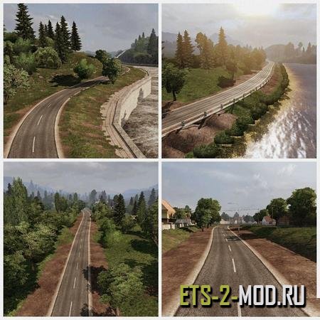 Mod Карта ICRF Map Reworked для Euro Truck Simulator 2