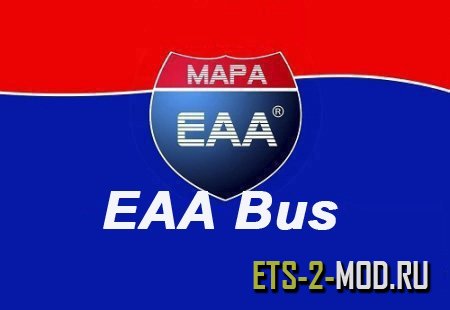 Mod карта EAA Bus v5.09 для Euro Truck Simulator 2