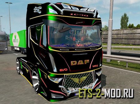 Грузовик DAF Evo Wing для Euro Truck Simulator 2 v1.32