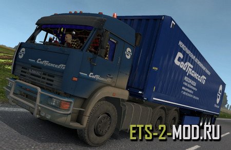 Mod Камаз 8х1 для Euro Truck Simulator 2 v1.32