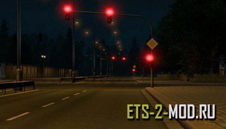 Mod SiSL’s City Lighting для Euro Truck Simulator 2