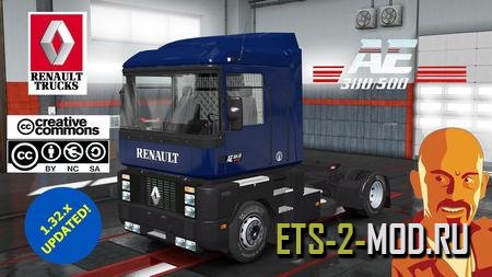 Mod Renault Magnum АЕ для Euro Truck Simulator 2 v1.32