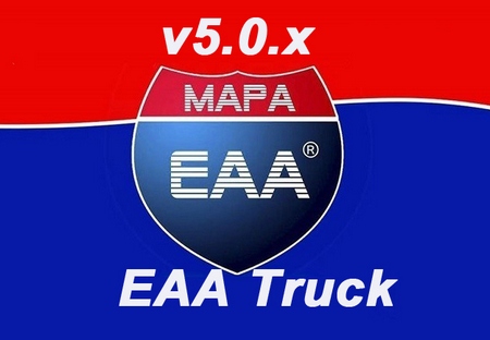 Mod Карта EAA Truck v5.0.8 для Euro Truck Simulator 2