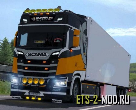 Mod Improved Led Headlights для Euro Truck Simulator 2