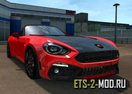 Mod Fiat 124 Spider для Euro Truck Simulator 2 v1.32