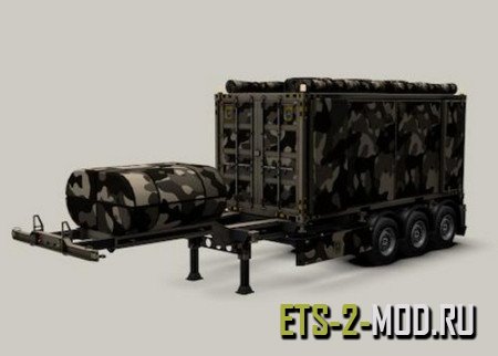 Mod Container G3 Military Gooseneck для Euro Truck Simulator 2