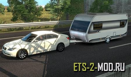 Mod Прицеп Caravan для Euro Truck Simulator 2