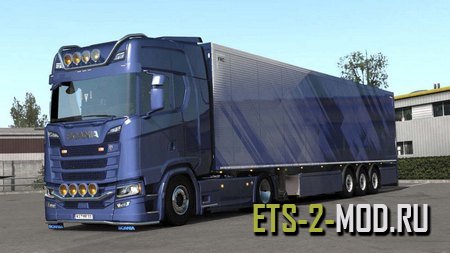 Низкое шасси Scania S и R для Euro Truck Simulator 2