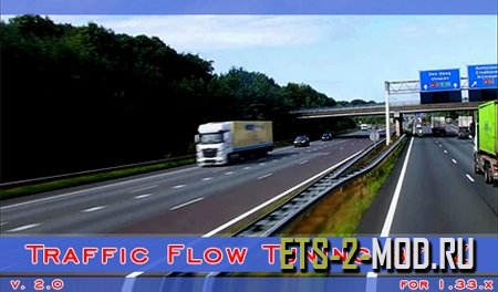 Mod Трафик Flow Tuning для Euro Truck Simulator 2 v1.33