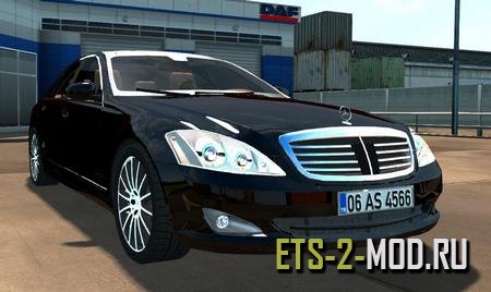 Mod Mercedes-Benz S 350 4MATIC для Euro Truck Simulator 2